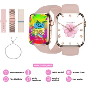 Watch 10 Mini Akıllı Saat Dolu Kutu Içeriği 3 Kordon ve Bileklik