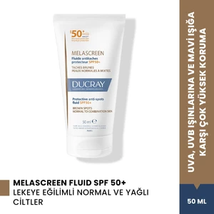 Melascreen UV Fluid SPF50+ Leke Karsiti Norrmal ve Karma Cıltler ıcın Gunes Kremı 50 ml