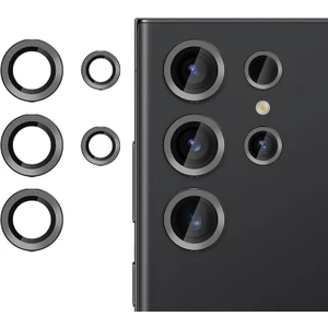 Samsung Galaxy S22 Ultra Kamera Koruyucu Lens Alüminyum Alışımlı Safir Cam Kolay Kurulum [3+2] Adet