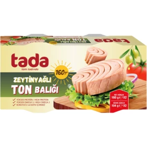 Zeytinyağlı Klasik Ton Balığı 160 gr x 2 Adet