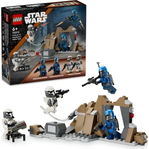 LEGO® Star Wars™: The Mandalorian Mandalore Pususu Savaş Paketi 75373 - 6 Yaş ve Üzeri Çocuklar için 4 Minifigür İçeren Koleksiyonluk Yaratıcı Oyuncak Yapım Seti (109 Parça)
