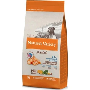 Nature's Variety Dog No Selected Mını Adult Norw. Salmon 7kg