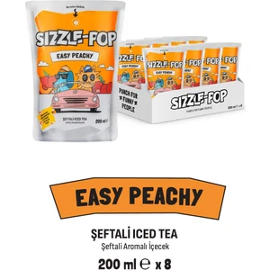 Easy Peachy Şeftali Soğuk Çay 200 ml x 8 Adet