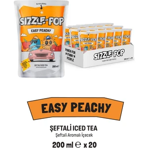 Easy Peachy Şeftali Soğuk Çay 200 ml x 20 Adet