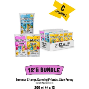 Efsane 3’lü Summer Champ, Dancing Friends, Stay Funny x 3 Tat, 12 Adet