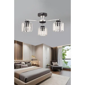 ESSLİGHT CEMRE 3 LÜ PLAFONYER AVİZE (KRİSTAL TAŞLI) SALON MUTFAK YATAK ODASI GENÇ ODASI OFİS