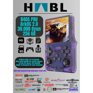 Retro Arcade R40S PRO ArkOS 2.0 +30.000 Oyunlu El Konsolu 256 GB