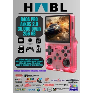 Retro Arcade R40S Pro Arkos 2.0 +30.000 Oyunlu El Konsolu 256 GB