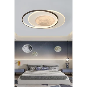 ESSLİGHT DOLUNAY 50 CM PLAFONYER LED AVİZE 3 RENK IŞIK MODLU (BEYAZ SARI GÜN IŞIĞI) MODERN DEKORATİF AYDINLATMA