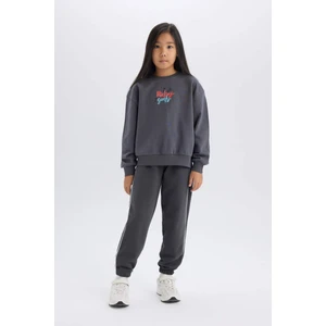 Kız Çocuk Beli Lastikli Jogger Eşofman Altı D6481A8NS