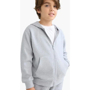 Erkek Çocuk Kapüşonlu Okul Fermuarlı Sweatshirt T7468A625AU