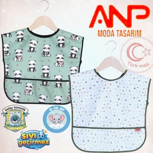 Sıvı Geçirmez 3’lü Set Mama-Salya Önlüğü Karaca 0-24 Ay