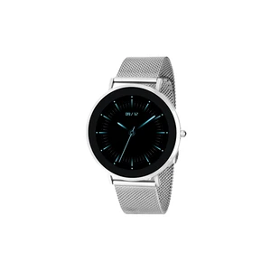 LW43 Silver Kasa 43 mm Silver Çelik Hasır Kordon Akıllı Saat