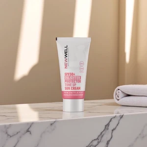 New Well yüksek Koruma Etkili SPF50+ Pembe Yüz Güneş Kremi 50 ml