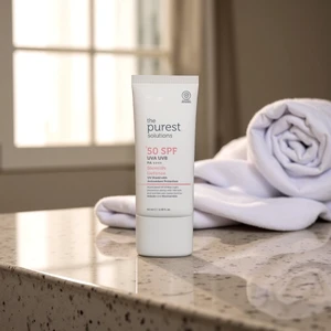 The Purest Solutions, Leke Karşıtı ve Cilt Tonu Eşitleyici Renkli Güneş Koruyucu Krem SPF 50, 50 ml