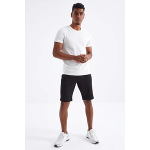 Tommy Life Siyah Bağcıklı Standart Kalıp Basic Erkek Şort - 81212