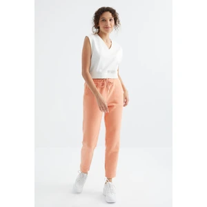 Tommy Life Tommy Life  Kavun Içi Yüksel Bel Rahat Form Geniş Paça Cepli Kadın Eşofman Alt - 94623