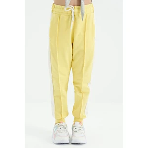 Tommy Life Limon Yan Bantlı Gizli Fermuar Cep Detaylı Jogger Kız Çocuk Eşofman Alt - 75122