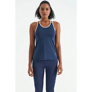 Tommy Life İndigo Çift Askılı Sırt Detaylı Standart Kalıp Kadın Spor Atlet - 97258