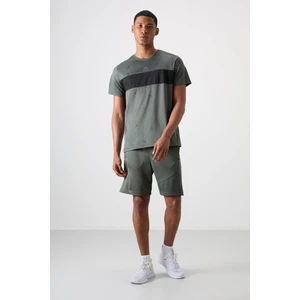 Tommy Life Haki Polyester Kalın Yumuşak Comfort Fit Erkek Şort - 81271