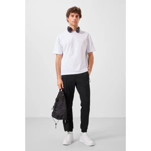 Air Jones Darian Siyah Jogger Erkek Eşofman Alt - 82113
