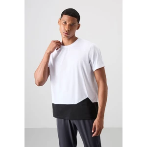 Tommy Life Beyaz Polyester Nefes Alan Dokulu İnce Esnek Standart Fit Erkek Performans T-Shirt - 88383