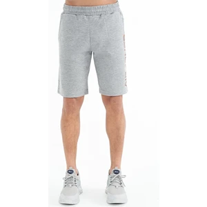 Air Jones Alva Gri Melanj Baskılı Erkek Şort - 81245