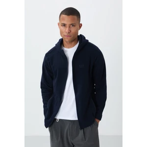 Air Jones Connell Lacivert Rahat Kalıp Polar Erkek Sweatshirt - 88313