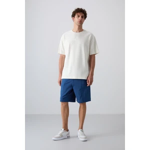Tommy Life Tommy Life  Parlament Pamuklu Kalın Yumuşak Dokulu Comfort Fit Basic Erkek Şort - 81261