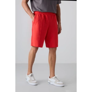 Tommy Life Tommy Life  Fiesta Pamuklu Kalın Yumuşak Dokulu Comfort Fit Basic Erkek Şort - 81261