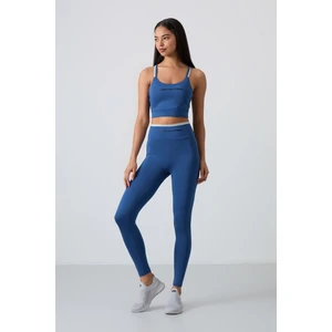 Tommy Life Parlament Polyester Esnek Standart Fit Performans Kadın Tayt Takım - 95333