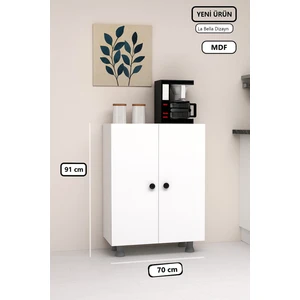 Iki Kapaklı Çok Amaçlı Dolap 70 cm Mdf