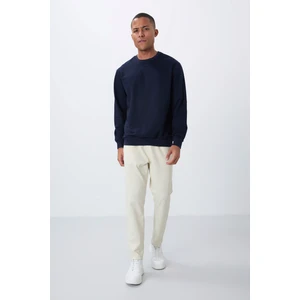 Air Jones Bej Yüzeyi Dokulu Standart Fit Erkek Eşofman Takım - 82155