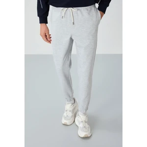 Air Jones Koyu Gri Yüzeyi Dokulu Standart Fit Erkek Eşofman Takım - 82156