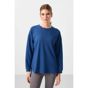 Tommy Life Parlament Yumuşak Dokulu O Yaka Rahat Form Kadın Tunik Sweatshirt - 97305