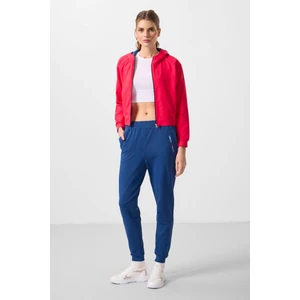 Tommy Life Viva Kırmızı-Parlament Kapüşonlu Fermuarlı Oversize Kadın Eşofman Takım - 95328