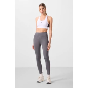 Tommy Life Koyu Gri Polyester Esnek Standart Fit Performans Kadın Tayt - 94667