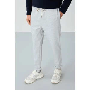 Air Jones Lacivert Yüzeyi Dokulu Standart Fit Erkek Eşofman Takım - 82154
