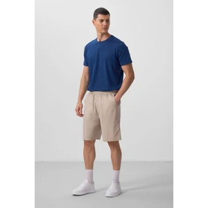 Tommy Life Taş Gri Standart Fit Dokuma Hafif Esnek Chino Şort - 81290