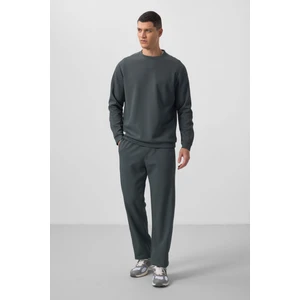 Tommy Life Taş Yüzeyi Dokulu Oversize Erkek Eşofman Takım - 85275