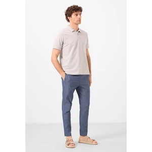 Kot Lacivert Standart Fit Dokuma Hafif Esnek Chino Erkek Pantolon - 82179