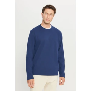Pamuklu Standart Fit Normal Kesim Bisiklet Yaka Sweatshirt