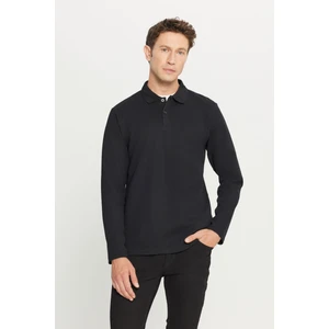 Pamuklu Standart Fit Normal Kesim Polo Yaka Sweatshirt