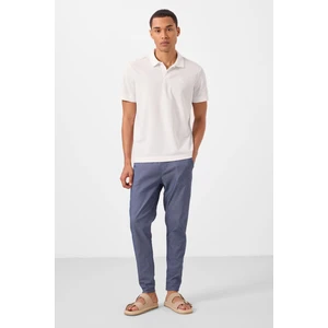 Kot Lacivert Standart Fit Dokuma Hafif Esnek Chino Erkek Pantolon - 82180