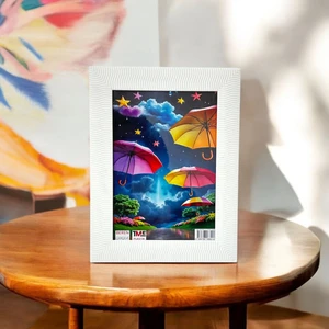 Dalgalı Fotoğraf Çerçevesi | Modern Masaüstü & Duvar Çerçevesi – Beyaz, Siyah, Lacivert, Mor, Pembe