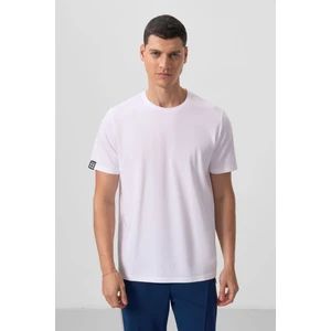 Tommy Life Beyaz Erkek Basic Kısa Kol Standart Kalıp O Yaka T-shirt - 87911