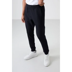 Tommy Life Tommy Life  Lacivert Pamuk Yumuşak Dokulu Standart Fit Nakışlı Erkek Eşofman Alt - 82133