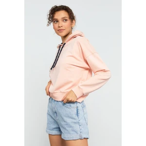 Tommy Life Tommy Life  Klasik Kapüşonlu Kadın Sweatshirt
