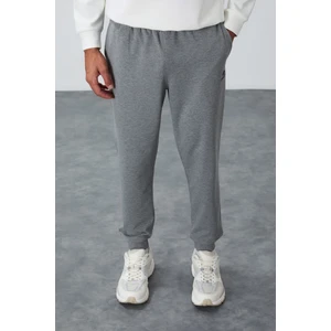 Tommy Life Tommy Life  Gri Melanj Erkek Cepli Standart Kalıp Jogger Eşofman Alt-84652