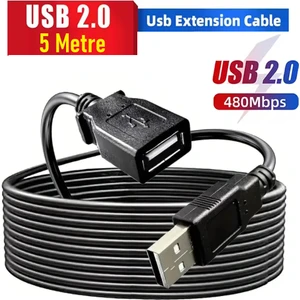 Usb2.0 Uzatma Kablosu Filtreli (5 Metre) High Speed Transmission Rate